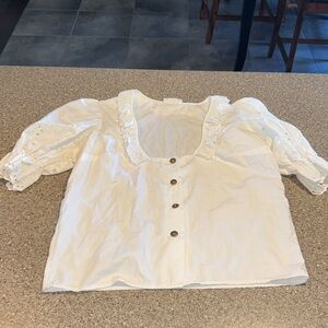 Vintage Ernst Licht dirndl top shirt